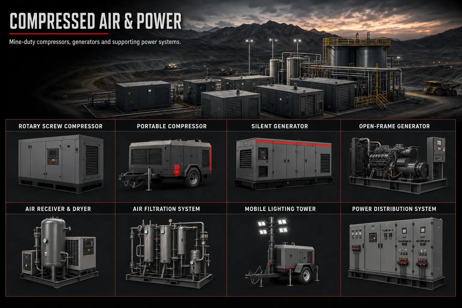 Compressed air and power equipment portfolio