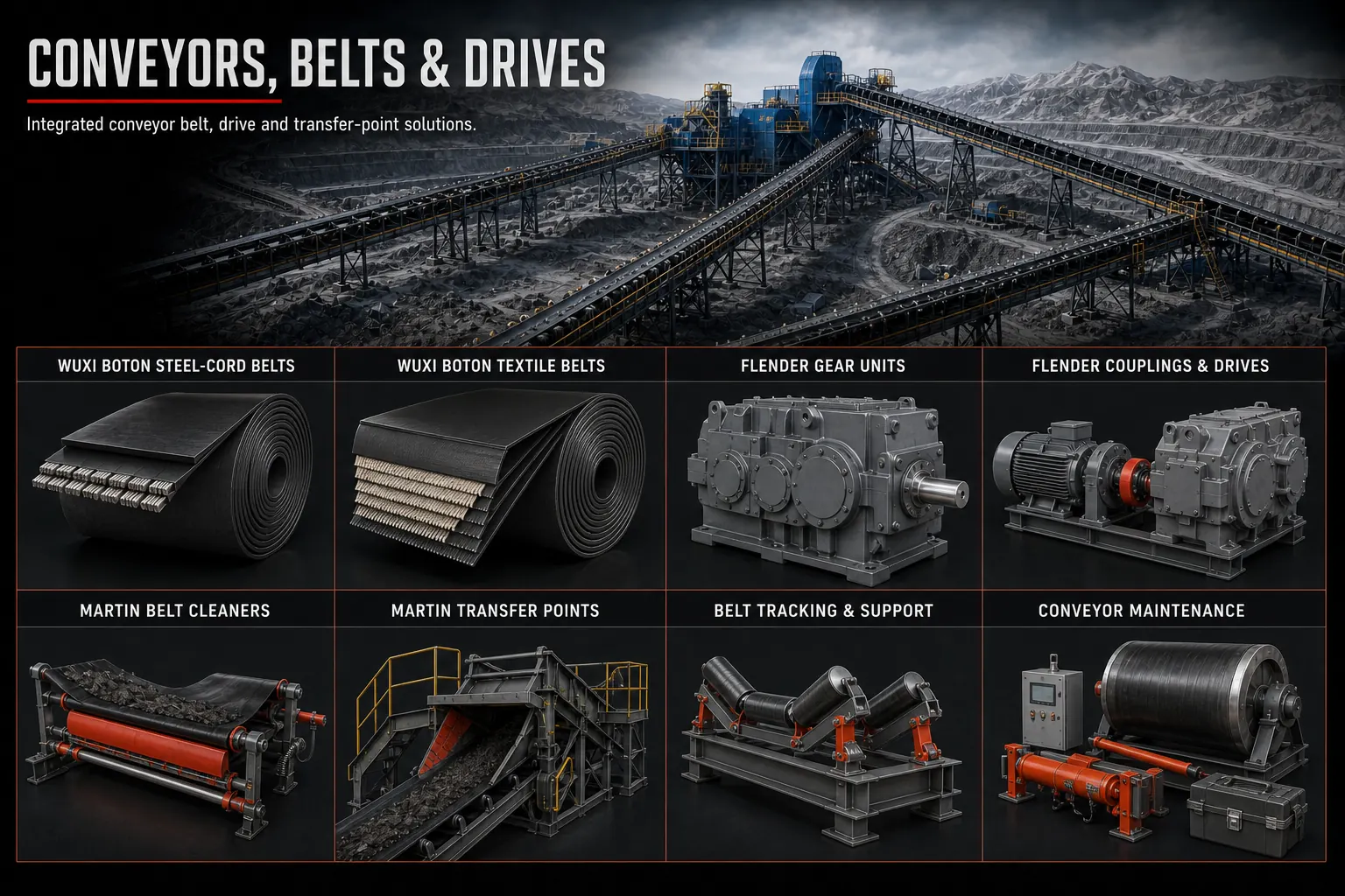 Complete Conveyors, Belts & Drives Portfolio